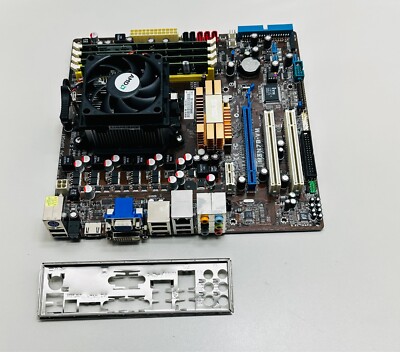 ASUS M3N78-VM SOCKET AM2 MOTHERBOARD With AMD Athlon X2,  I/O Shield, 4GB, IDE