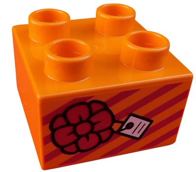 Lego Duplo Trog In Dunkelorange Futtertrog Napf Bauernhof Garten