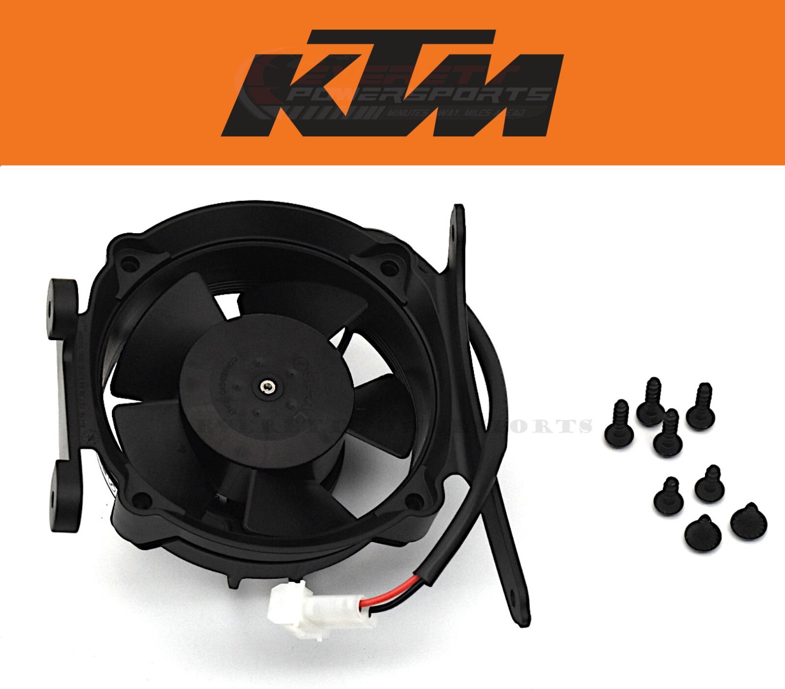 KTM パワーパーツ　電動ファン　250EXC 300EXC 250EXC TPI に電動ファンを付けてみた！これで夏も安心ですね