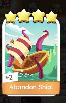 MonopolyGO Abandon Ship Sticker