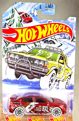 2023 Hot Wheels Winter Holiday 1/5 2008 LANCER EVOLUTION Satin Red w/Black 10 Sp