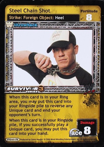 2005 WWE Raw Deal Trading Card Game - John Cena #016/643 V16