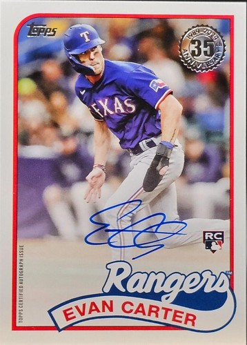 2024 Topps Update Series - Evan Carter #89AU-EC