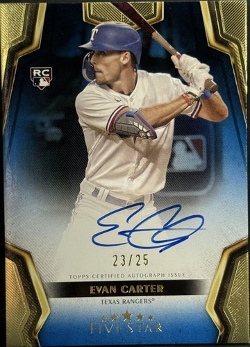 2024 Topps Five Star - Evan Carter #FSA-EC