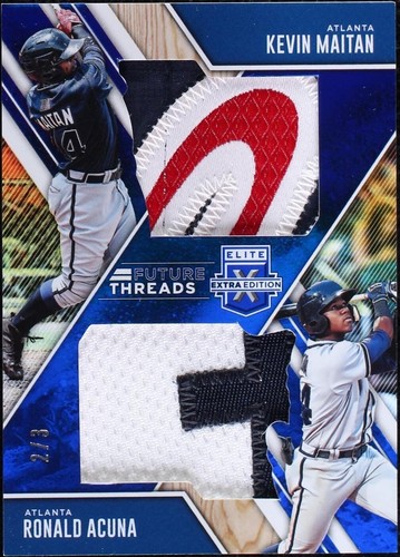 2017 Panini Elite Extra Edition - Kevin Maitan Ronald Acuña Jr. #FTSD-KR