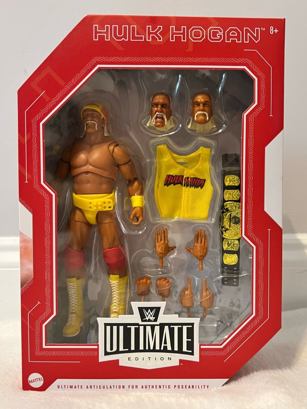 WWE Elite Ultimate Hulk Hogan 新品未開封 Mattel WWE Ultimate Edition Action Figure & Accessories Set