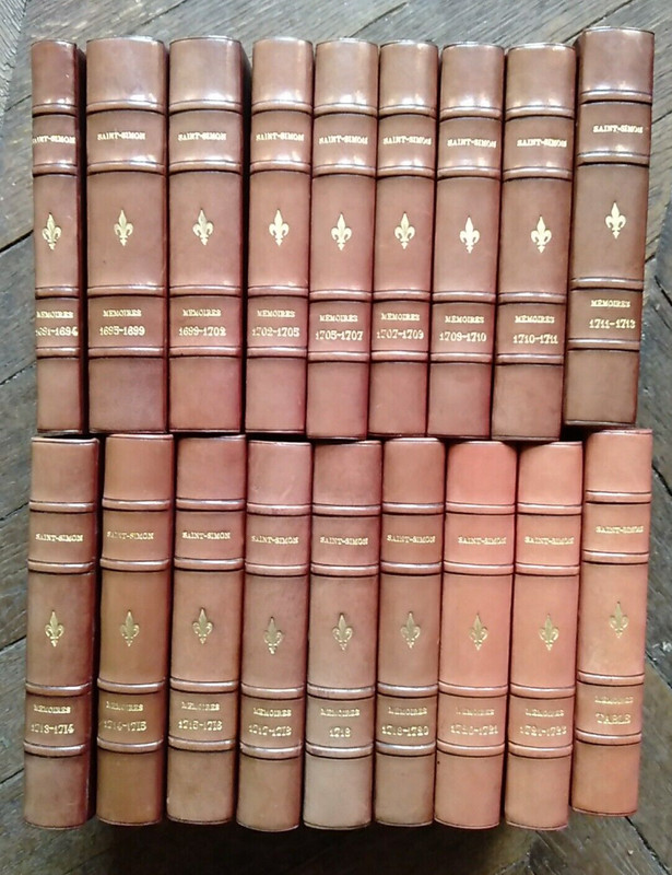 Saint Simon-Memoires-Editions Ramsay-18 Volumes-1977