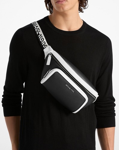 Michael Kors Cooper Two Tone Crossbody Sling pack Belt Bag