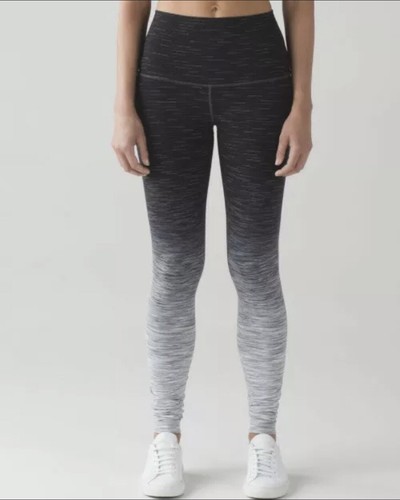 Lululemon Wunder Under Hi-Rise Ombre Space Dye Black Deep Coal 4