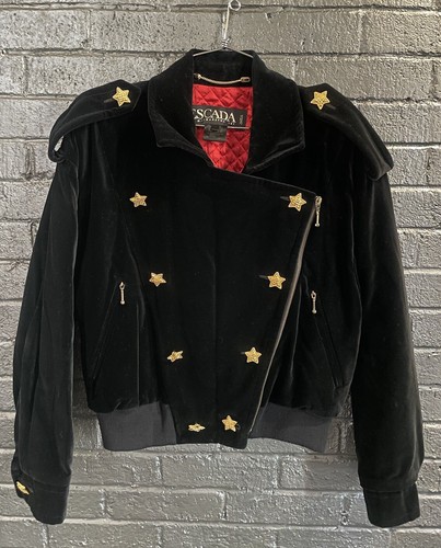 専用出品　Ｅscada レザージャケット　ヴィンテージ　M 黒、白 専用出品 Escada レザージャケット ヴィンテージ M 黒、白