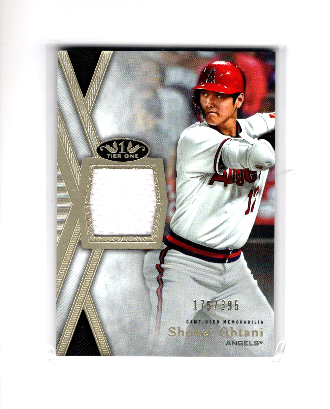 2020 Topps Certified Tier One Relic 175 /395 Shohei Ohtani