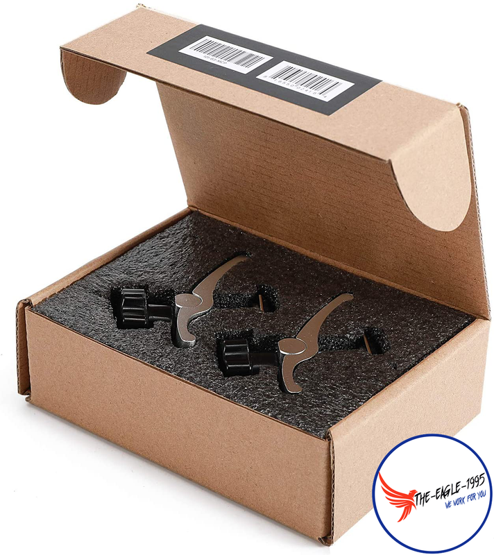 T-Track Mini Hold Down Clamp Kit, 2pcs CNC Router Clamps for Woodworking