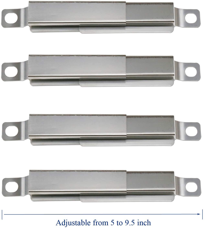 Universal Adjustable Crossover Tubes for Nexgrill Charbroil Gas Grills Set of 4