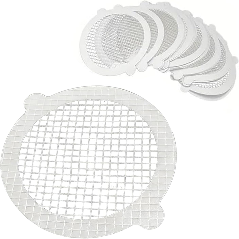 30 Pcs Reusable Drain Sticker Hair Catcher (Round)