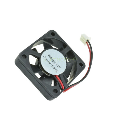 2PCS 12V 2pin Cooler Fan 40x40x10mm For Arduino Raspberry Pi 3D printer computer