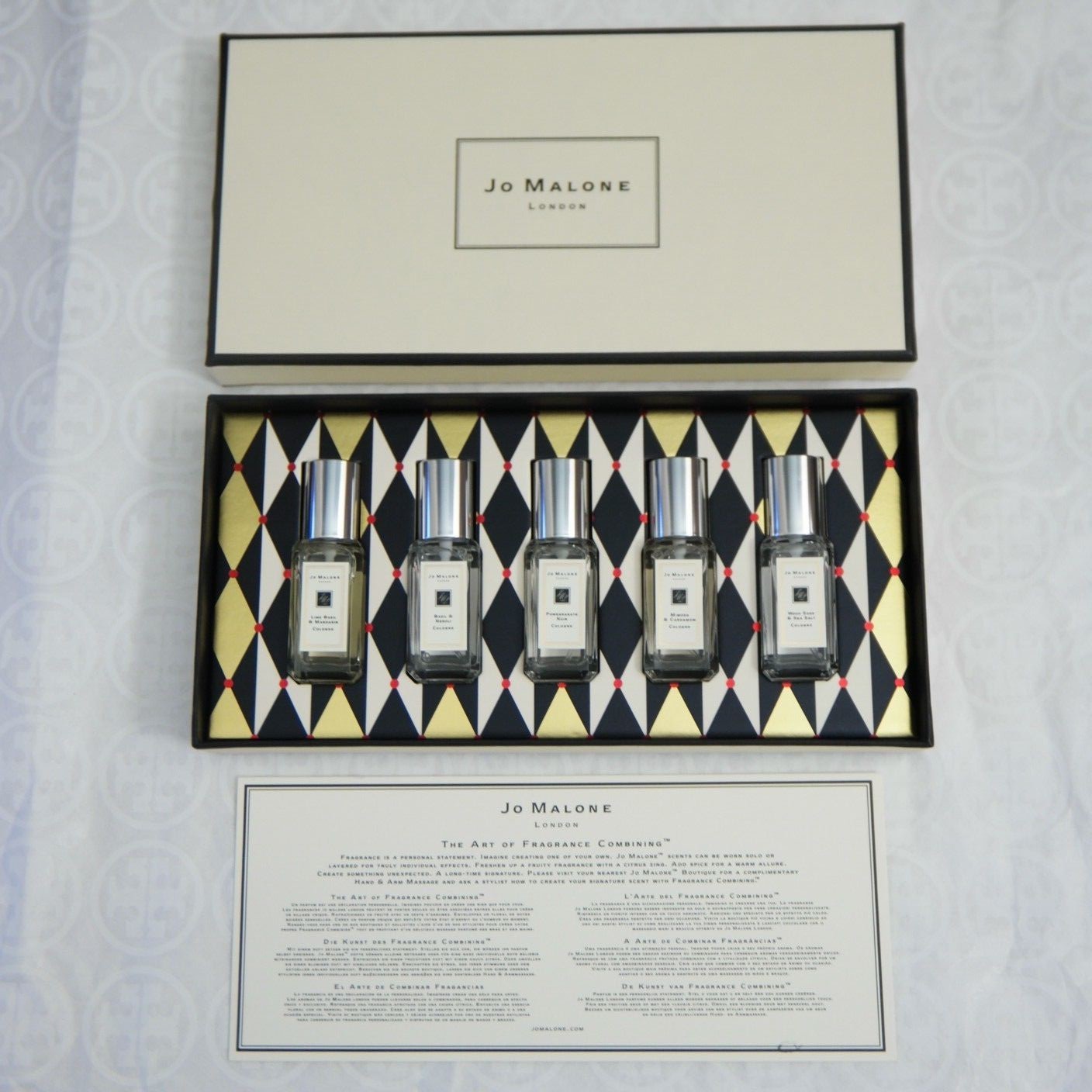 Jo Malone The Art of Fragrance Combining Set NEW w/box 5