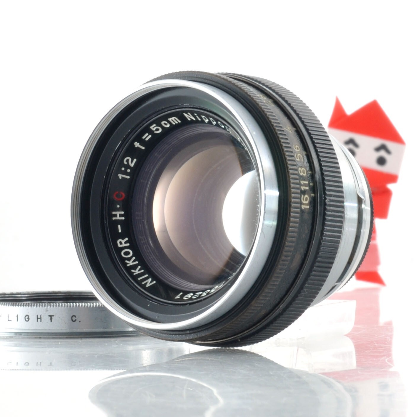 【難あり】Nikon S + NIKKOR-H・C 5cm 1:2 ＃u1 Nikon NIKKOR-H.C 5cm f/2 50mm S-Mount Lens Nippon Kogaku