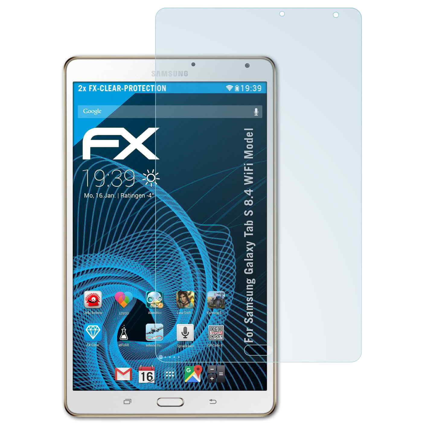 atFolix Glasfolie kompatibel mit Samsung Galaxy Tab 10.1V GT-P7100 Panzerfolie 9H Hybrid-Glass FX Schutzpanzer Folie