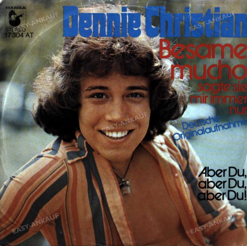Dennie Christian - Besame Mucho 7in (Vg+/Vg+) '