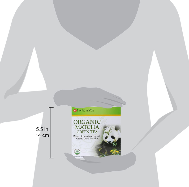Organic Matcha Green Tea, High in Catechin, Rich in Antioxidants, 40 Tea Bags