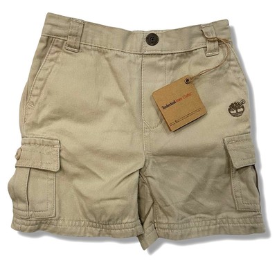 TIMBERLAND BOYS - SHORTS PANTS CARGO SZ 6 9 MONTHS KHAKI - BABY INFANTS