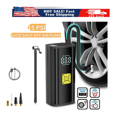 Tire Inflator Car Air Pump Compressor Electric Portable Auto 12V Volt 150-PSI