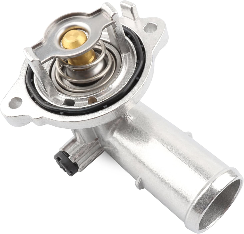 Upgrade Aluminium Thermostat Housing Compatible with Dodge Jeep 3.6 3.6L - 2011-2015 Durango & Grand Cherokee, 2012-2017 Wrangler JK JKU, 2018 Wrangler JK, Replace 902-852, 902852, 5184651AH 5184651AG