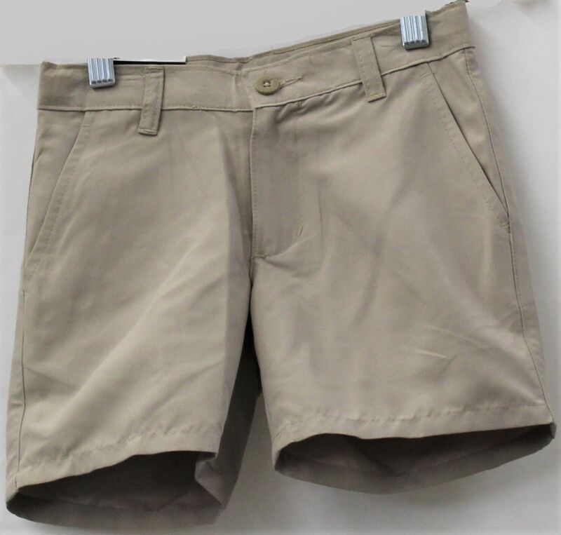 Chaps Boys School Approved Khaki Shorts Size 8 Reg