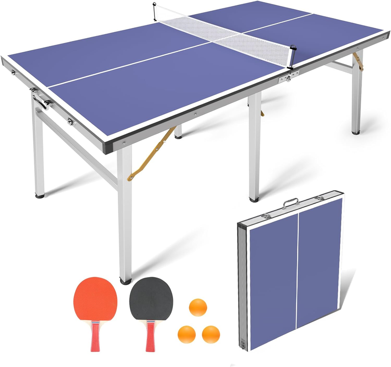Portable Ping Pong Table Set | Mid Size Ping Pong Table Portable Ping Pong Table Set | Mid Size Ping Pong Table