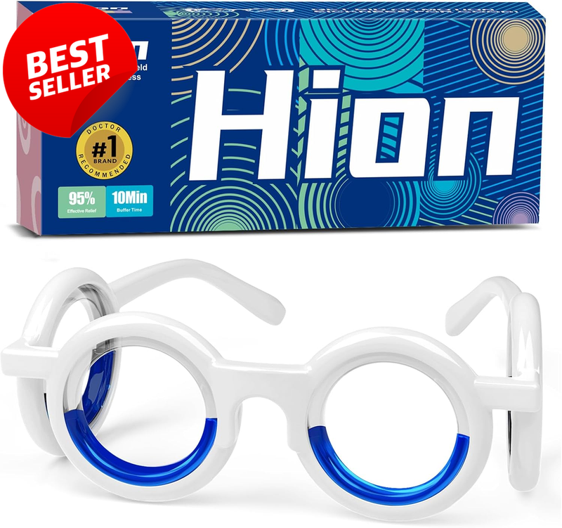 Motion Sickness Glasses Anti Nausea Vertigo Car Air Sea Relief Adults Kids - US