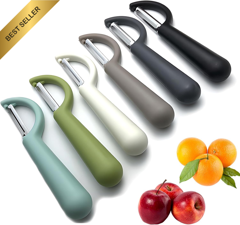 6-Pack Vegetable Peeler for Kitchen，Y Peeler Stainless Steel Potato Peeler Set f