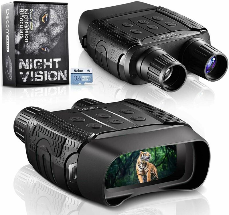 Night Vision Binoculars for Hunting in 100% Darkness Digital Infrared Goggles 
