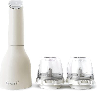 Award-Winning Battery Operated Salt & Pepper Grinder Set - Adjustable Coarseness