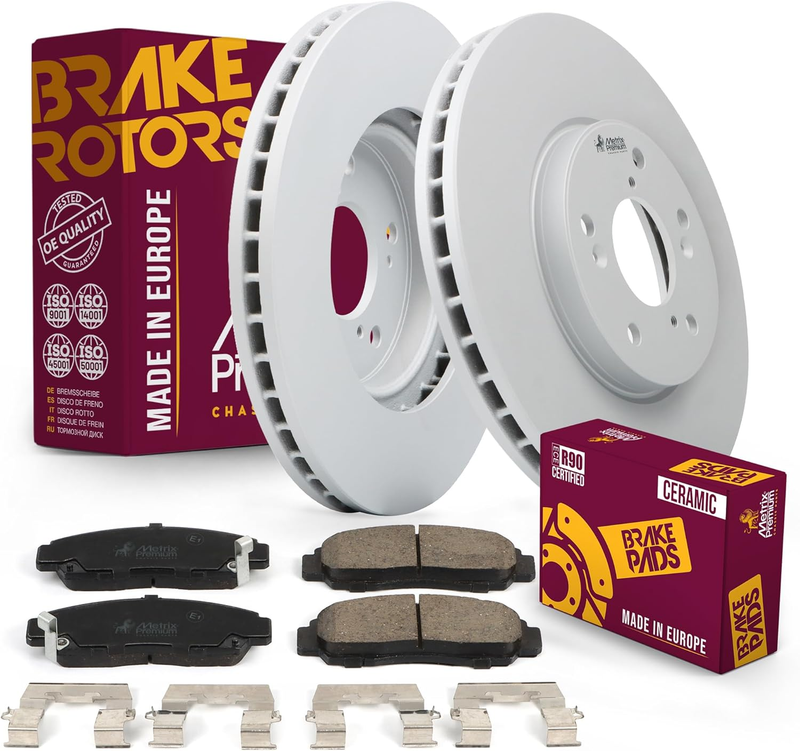 Front Ceramic Disc Brake Pad Set for 2003-2007 Honda Accord