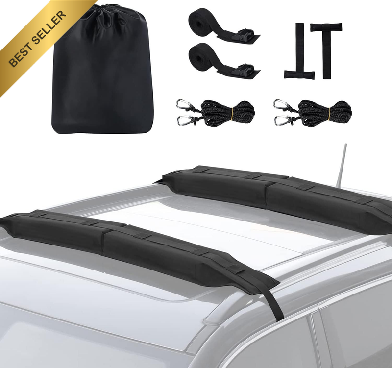 Kayak Roof Rack for Car Rack Universal Soft Roof Rack Pads for Kayak Surfboard S