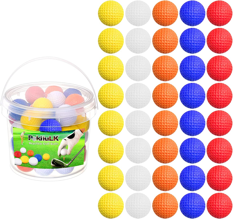 S - 40 Pcs Foam Golf Balls With Realistic Feel And Li