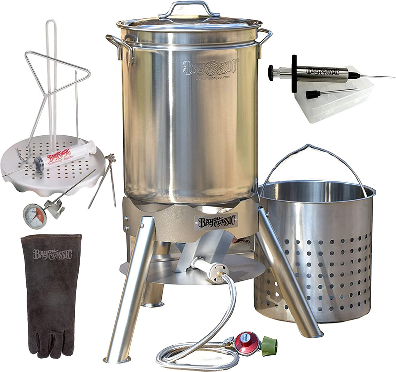 Oversized 44 Quart Stainless Steel Big Bird Kit By