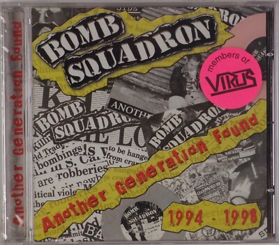 BOMB SQUADRON: Another Generation Found 1994-1998 VIRUS Punk CD OOP