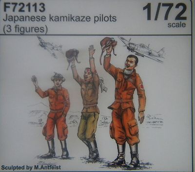 CMK F72113 1/72 Resin WWII Japanese Kamikaze Pilots (3 fig