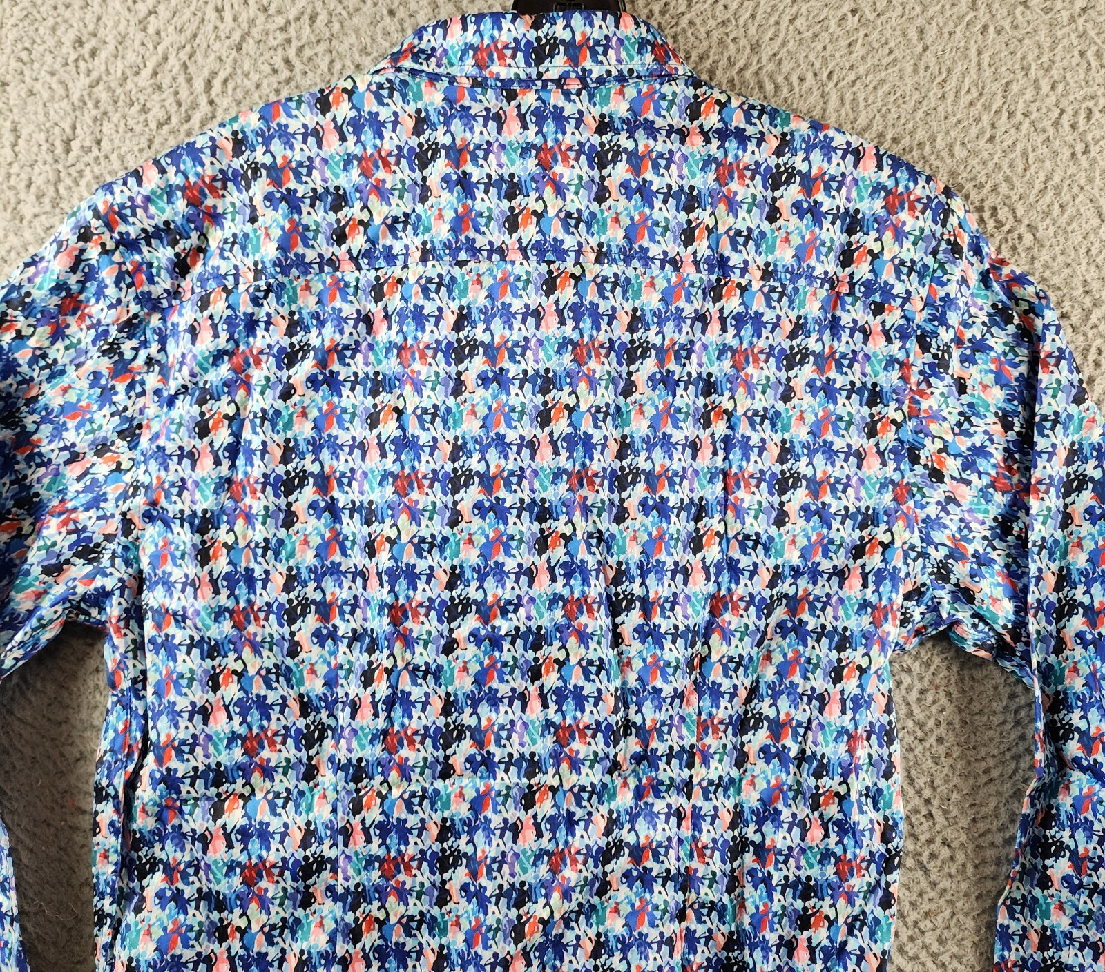 Robert Graham Maspeth Tailored Fit Woven Shirt Men's S Multicolor Button Closure - Picture 14 of 15