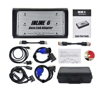 Inline 6 Data Link Adapter Full kit Fit for Cummins Engine J1939