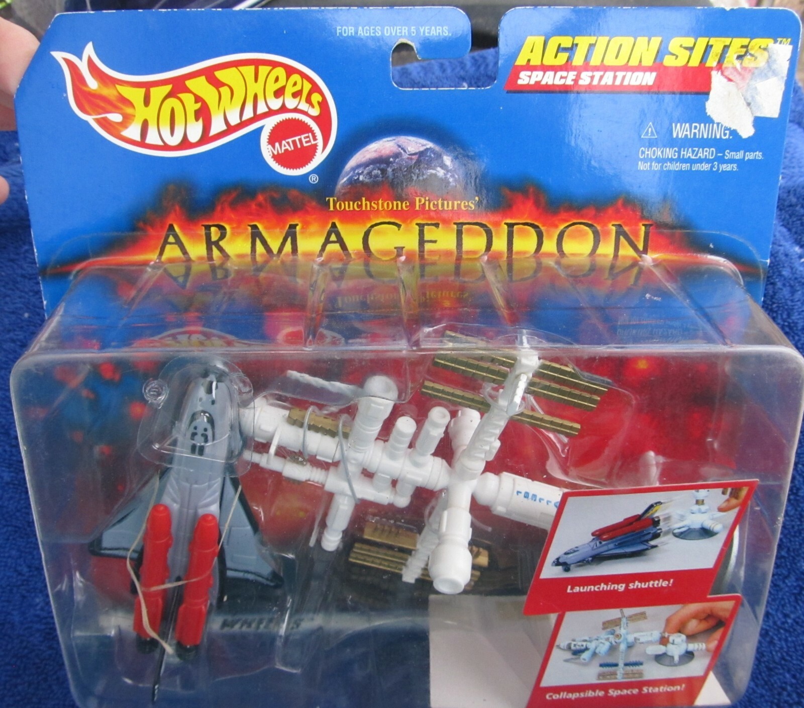 Hot WHeeLsアルマゲドン　ARMAGEDDON　スペースシャトル　マテル SEALED 1997 Hot Wheels ARMAGEDDON Movie Action Sites Set