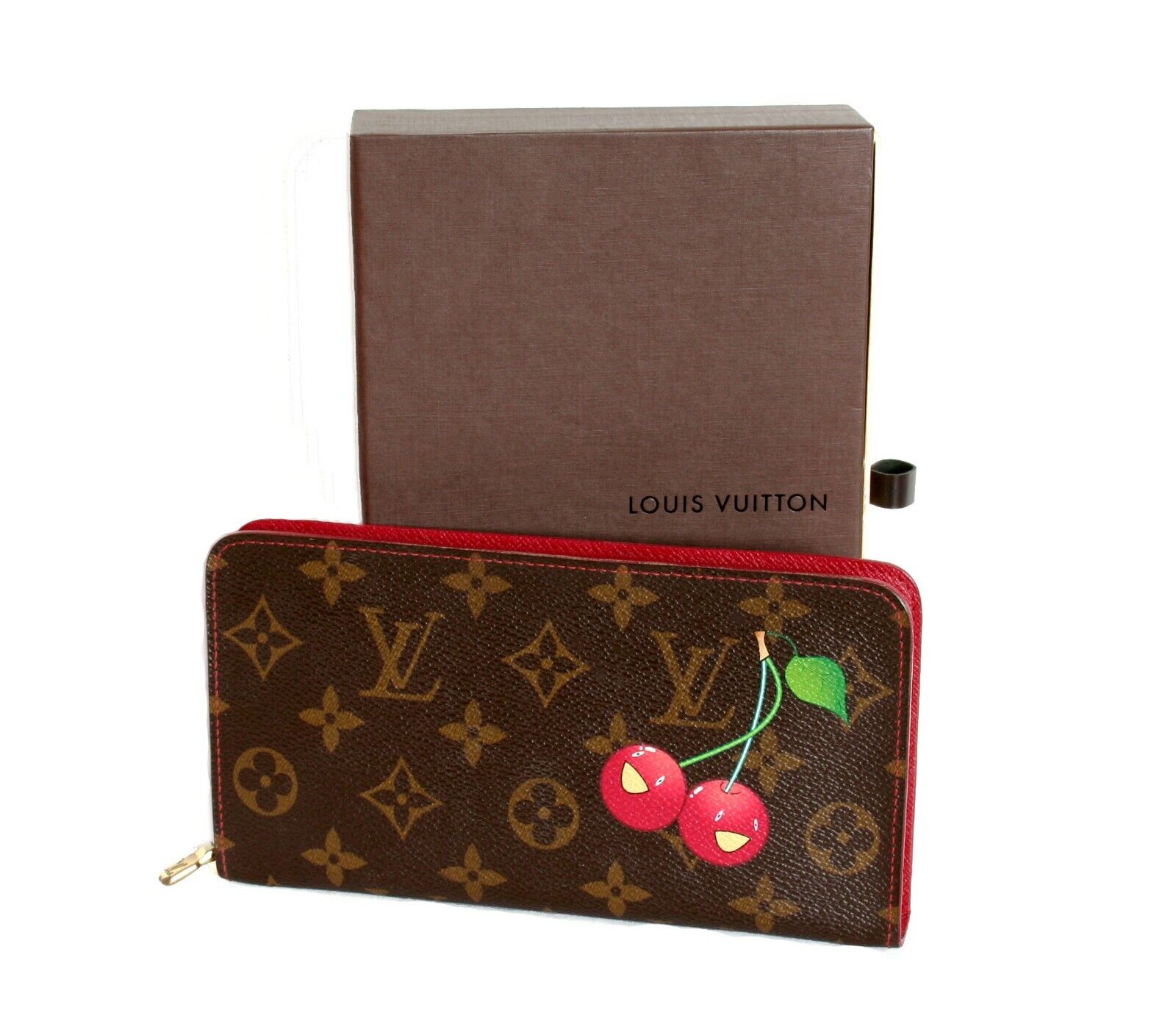 Louis Vuitton Cerises Monogram Wallet Zippy Organizer Louis Vuitton Cerises Monogram Wallet Zippy Organizer