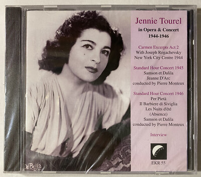 JENNIE TOUREL In Opera & Concert 1944-46 Pierre Monteux Regina Resnik SEALED CD