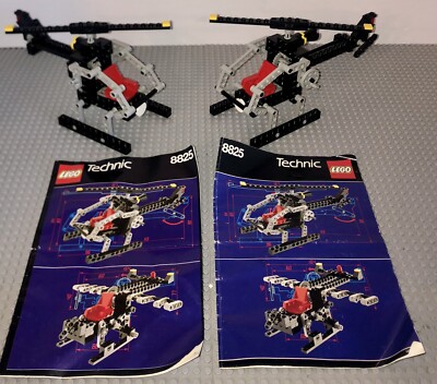 Lego 8825 Technic Lot 2 Sets Night Chopper Helicopter
