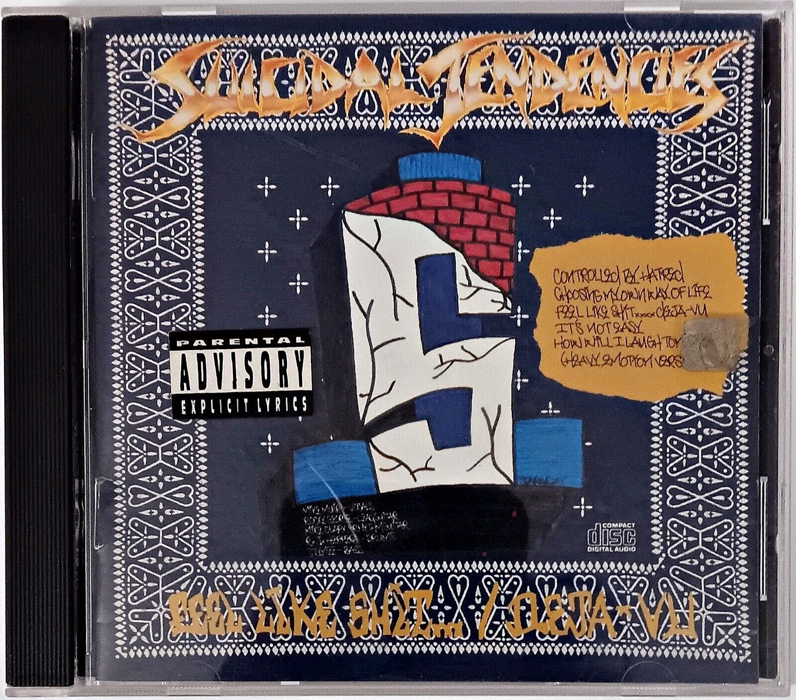 【中古CD】Feel Like Shit Deja Vu Controlled By Hatred／Suicidal Tendencies Controlled By Hatred/Feel Like Shit Deja-Vu - Album by
