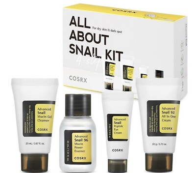 COSRX All about Snail Korean Skincare | TSA Approved Travel Size, Gift Set