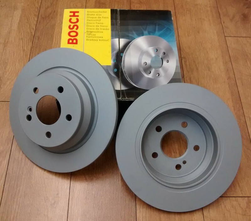 Bosch Ensemble Disques De Frein ArriÃ¨Re (X2) - Mercedes E & S-Class, Cls, Sl -