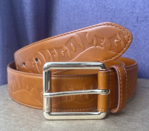 Golf Wang Debossed Orange Leather 34-38 inch Belt | eBay