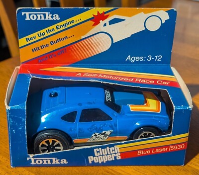 Vintage 1978 Tonka Clutch Poppers Blue Laser 5930 With Box *READ DESCRIPTION*